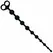 INTENSE Jaiden Silicone Intimate Beads Black 34cm Hypoallergenic