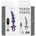 Intense Tito Model 3 Vibrating Anal Plug with Remote Control, Silicone, Black