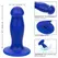 CalExotics Admiral First Mate Blue Silicone Vibrating Anal Plug 10 Modes
