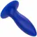 CalExotics Admiral Torpedo Blue Vibrating Silicone Plug, 9.5 cm, 10 Modes