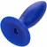 CalExotics Admiral Torpedo Blue Vibrating Silicone Plug, 9.5 cm, 10 Modes