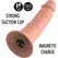 MYTHOLOGY Asher S Silicone Intimate Device, Skin Tone, WatchMe Compatible