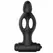 MR PLAY Silicone Vibrating Intimate Plug 10 Modes Crna 11.8cm