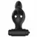 MR PLAY Silicone Vibrating Intimate Plug 10 Modes Crna 11.8cm