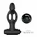 MR PLAY Silicone Vibrating Intimate Plug 10 Modes Crna 11.8cm