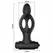 MR PLAY Silicone Vibrating Intimate Plug 10 Modes Crna 11.8cm