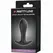 Pretty Love Black Silicone Anal Plug 12-Mode USB Rechargeable