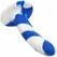 CalExotics Admiral Swirl Flexible Silicone Intimate Probe 14cm Blue