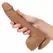 CalExotics Silicone Studs 20 cm Braon - Fleksibilni Anatomski Model sa Sisaljkom