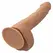 CalExotics Silicone Studs 20 cm Braon - Fleksibilni Anatomski Model sa Sisaljkom