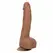 CalExotics Silicone Studs 20 cm Braon - Fleksibilni Anatomski Model sa Sisaljkom