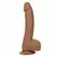 CalExotics Silicone Studs 20 cm Braon - Fleksibilni Anatomski Model sa Sisaljkom