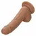 CalExotics Silicone Studs 15.24 cm Braon Intimni Uređaj sa Sisaljkom