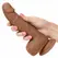 CalExotics Silicone Studs 15.24 cm Braon Intimni Uređaj sa Sisaljkom