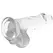 XRAY X Ray Clear 15.5 cm Transparent Intimate Model with Suction Base