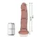 MR INTENSE Model 22 Intimni Uređaj 20.1 cm Prirodni sa Sisaljkom