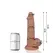 MR INTENSE Model 10 Anatomski Oblik 18 cm Prirodni Ton Sa Usisnom Bazom