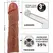 Pretty Love Derek Silicone Extension Sleeve 7.6 cm Mulatto TPR Waterproof
