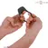 INTENSE Clover Black Vibrating Ring with Remote, 10 Modes, Rechargeable