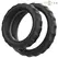 INTENSE Dewey Double Silicone Black Support Ring Model 2 - 5 cm