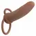 CalExotics Performance Maxx Thick Dual Vibrating Machine Brown 10 Modes