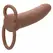 CalExotics Performance Maxx Thick Dual Vibrating Machine Brown 10 Modes