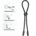 Pretty Love Cord Adjustable Silicone Comfort Ring - Black, 188 mm