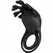 Pretty Love Ruben Rechargeable Silicone Ring 7 Modes Black