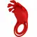 Pretty Love Ruben Silicone Ring 7-Mode Rechargeable Red 140x80mm