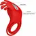 Pretty Love Ruben Silicone Ring 7-Mode Rechargeable Red 140x80mm