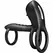 Pretty Love Jammy Black Intimate Silicone Ring System with 12 Modes