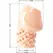 Pretty Love Matias Comfort Extension Sleeve, TPR, Natural, 9 cm