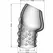 Pretty Love Matias Transparent Extension Sleeve TPR Crystal 90mm