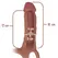 INTENSE Hollow Adjustable Harness with Silicone Insert 16x3.5 cm Beige