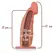 Intense Hollow Strap-On System with Adjustable Harness 18 x 3.5 cm Natural