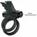 Pretty Love Double Vibrating Silicone Ring Black - Dual Motor System