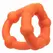 CalExotics Alpha All Star Ring Orange - Double Liquid Silicone Enhancer