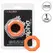 CalExotics Alpha Sexagon Silicone Support Ring Orange Flexible Design