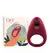 Cici Beauty Premium Silicone Vibrating Ring - Red, USB Rechargeable, IPX7