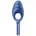 Satisfyer Swordsman Adjustable Vibrating Ring Blue - Waterproof Silicone