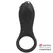 Brilly Glam Alan Intimate Ring Black-Silver USB Rechargeable, Watchme Ready