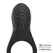 Brilly Glam Alan Intimate Ring Black-Silver USB Rechargeable, Watchme Ready
