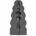 ALL BLACK Flick Intimate Spiral System, 17 cm, Phthalate-Free, Black