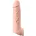 VirilXL Liquid Silicone V9 Anatomical Extension Sleeve 13.5cm Natural