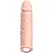 VirilXL Liquid Silicone V9 Anatomical Extension Sleeve 13.5cm Natural