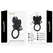Coquette Chic Desire Crni/Zlatni Leptir Prsten sa Vibrirajućim Sistemom 82mm