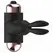 Coquette Chic Desire Prsten sa Vibracijom Crni/Zlatni - IPX6 Silikon, 82x41mm
