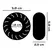 Powering PR08 Flexible Performance Ring Black 5cm Hypoallergenic TPE