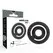 Addicted Toys Potenz Dual Silicone Support Ring Set Black 42/20mm