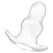 Addicted Toys Veliki Intimni Dilatator 15 cm Transparentni TPE Sistem